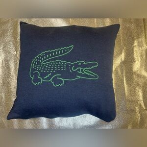 Lacoste Rugby Logo Pillow